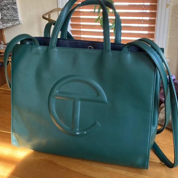 Telfar Medium Green Shopping Bag - Picture 5 of 11